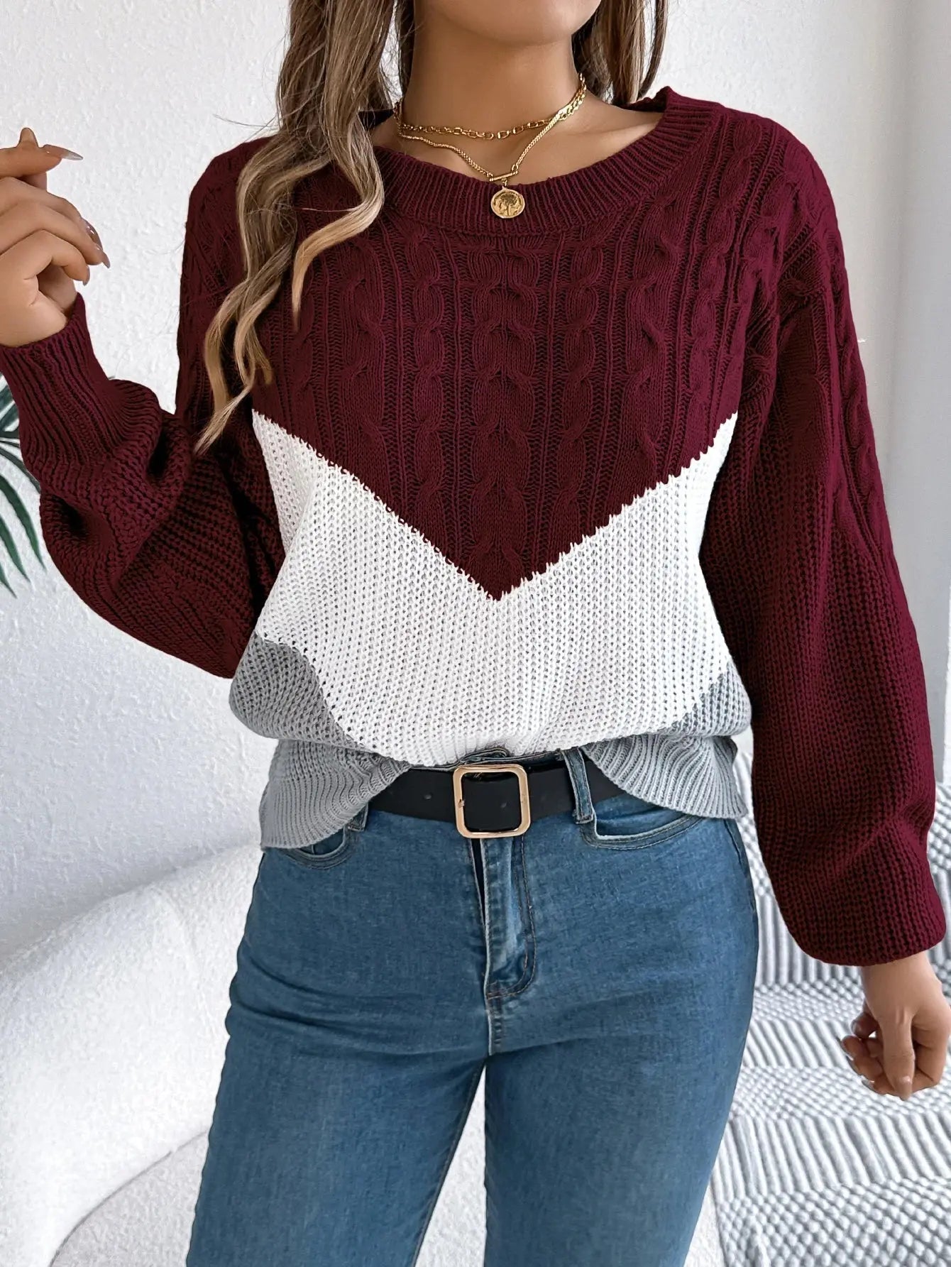 Rinalvo™ | Chevron Stitch Pullover Rinalvo™