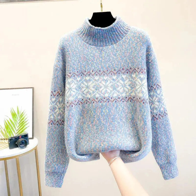 Rinalvo™ | Snowflake Knit Sweater Rinalvo™
