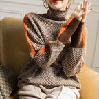 Rinalvo™ | Herringbone Luxe Turtleneck Rinalvo™