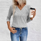 Rinalvo™ | Elegant Sunken Stripe Sweater Rinalvo™