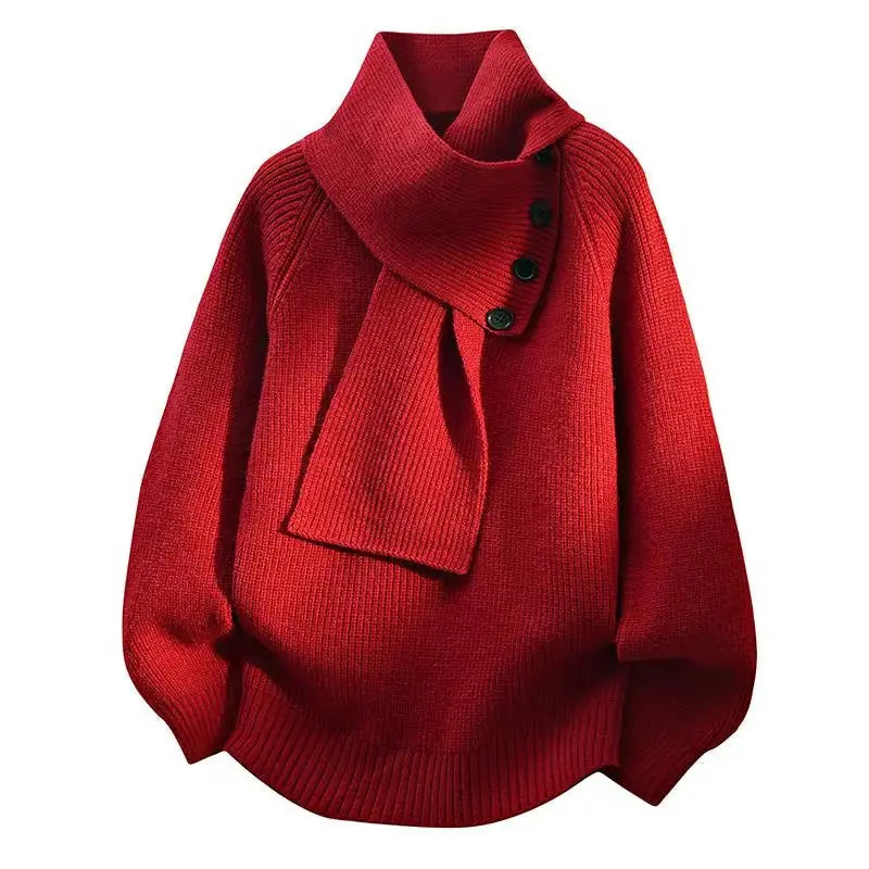Rinalvo™ | Cozy Scarf-Neck Sweater Rinalvo™