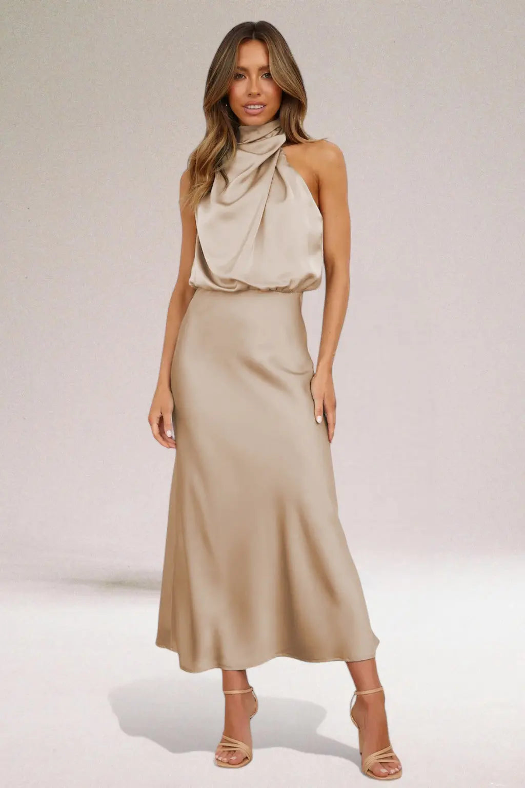Rinalvo™ | Elegant Halter Neck Dress Rinalvo™