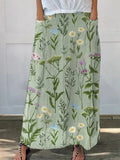 Gerlin™ Enriched Spring Field Pocket Skirt with Repeat Pattern Print Rinalvo™