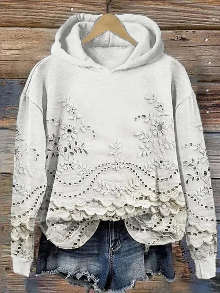 Rinalvo™ | Chic Floral Hoodie Rinalvo™
