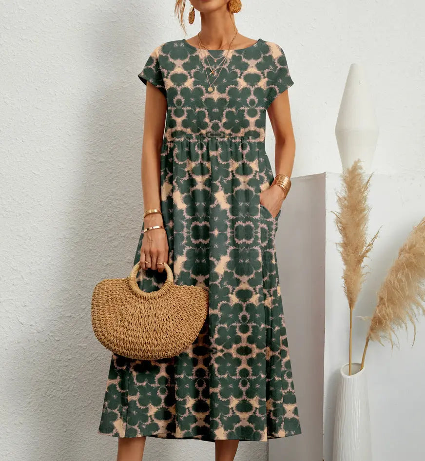 Rinalvo Elegant Floral Dress
