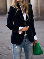 Rinalvo Elegant Velvet Blazer