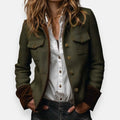 Rinalvo Women's Herringbone Long Sleeve Jacket