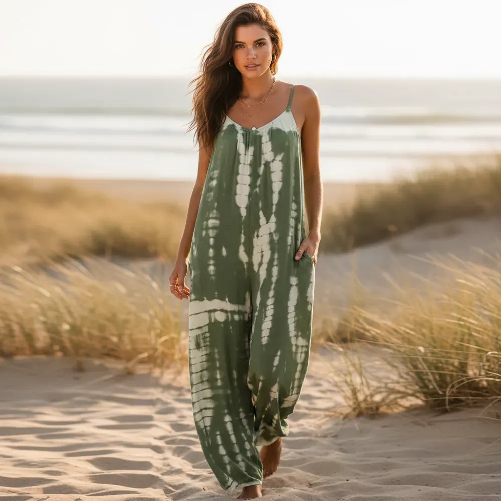 Boho Wide Leg Jumpsuit