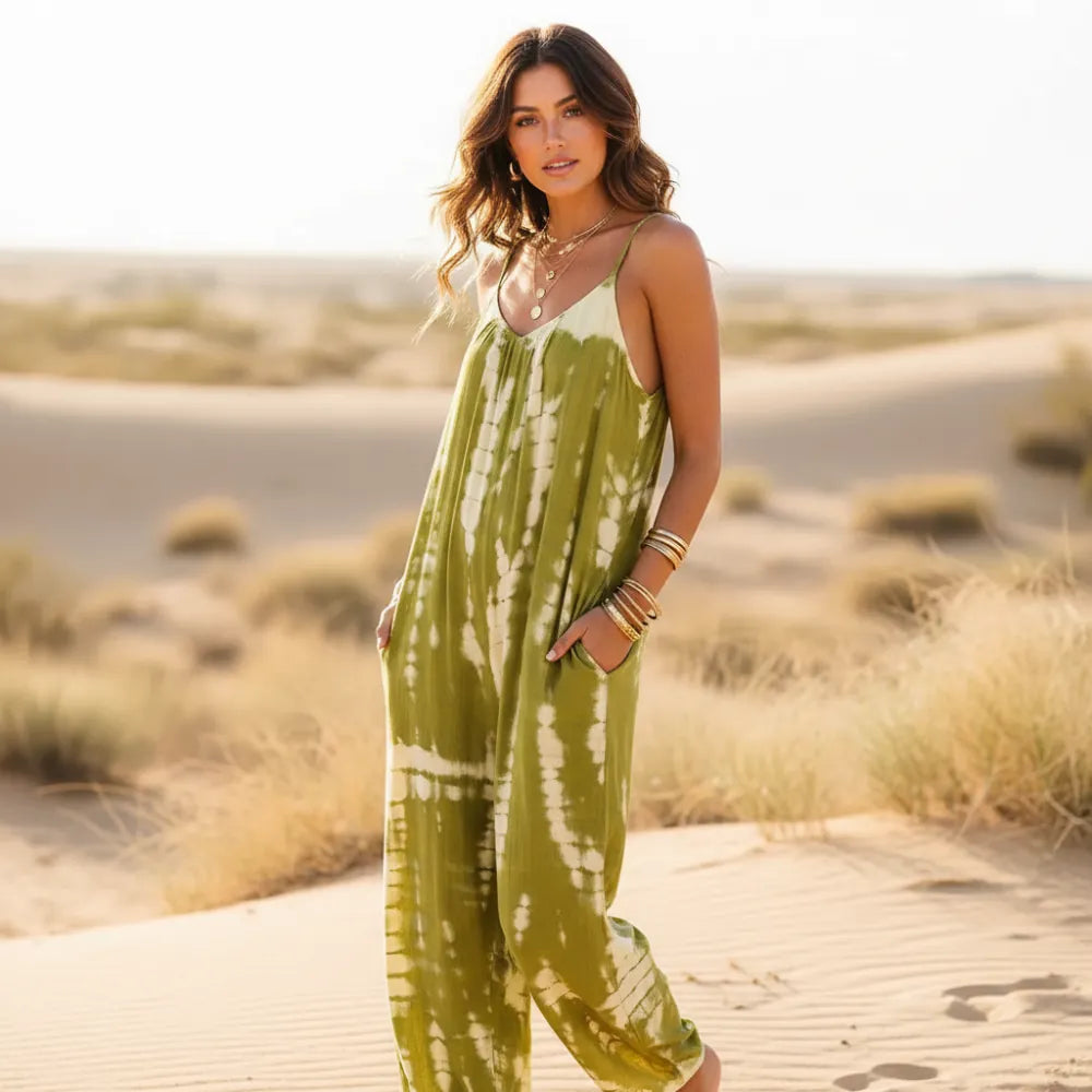 Boho Wide Leg Jumpsuit