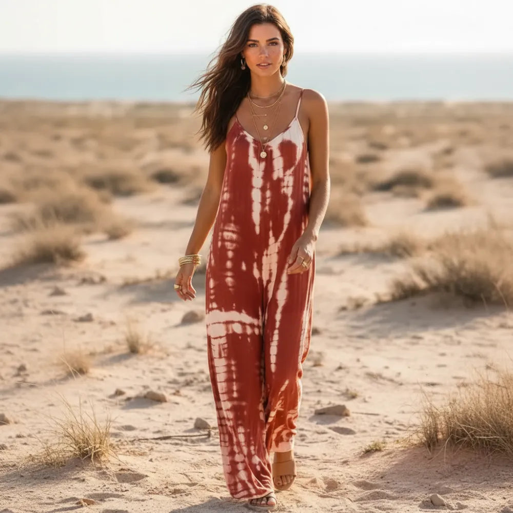 Boho Wide Leg Jumpsuit