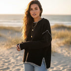 Boho Loose Fit Pullover Sweater