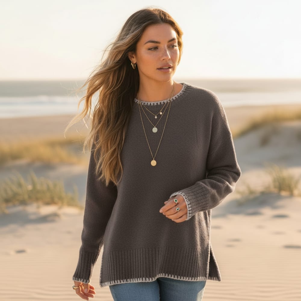 Boho Loose Fit Pullover Sweater