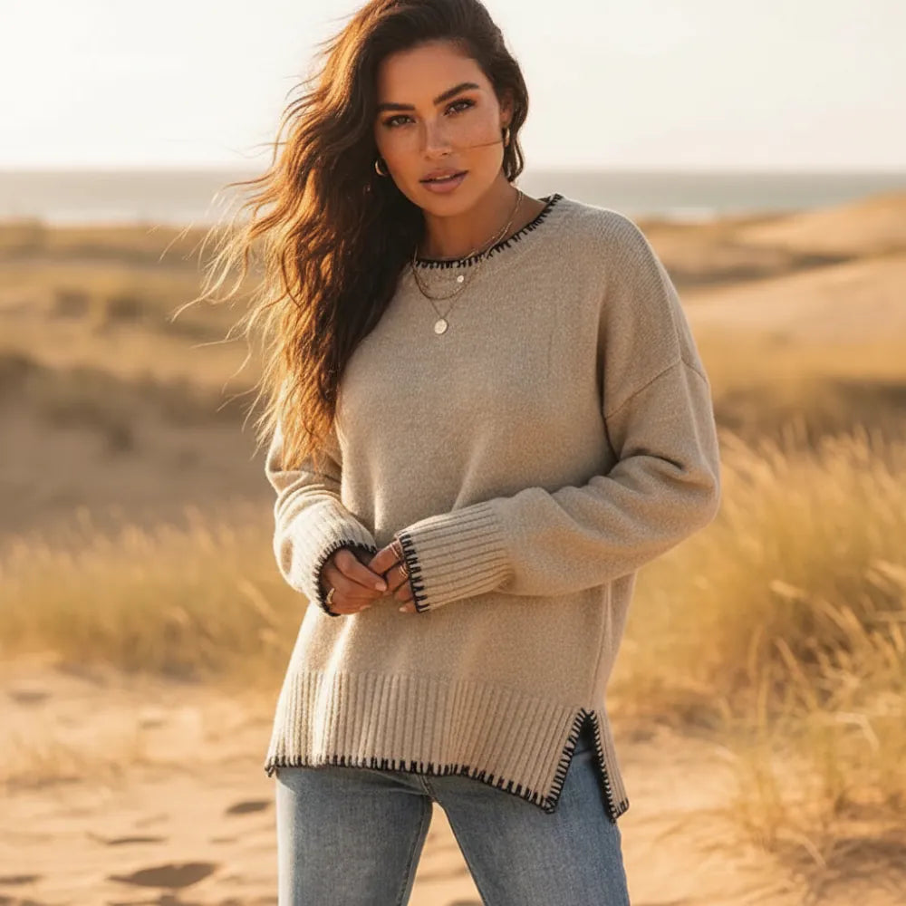 Boho Loose Fit Pullover Sweater