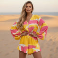 Boho Floral V-Neck Romper