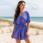 Boho Summer Floral Print Romper