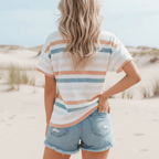 Boho Striped Casual Tee