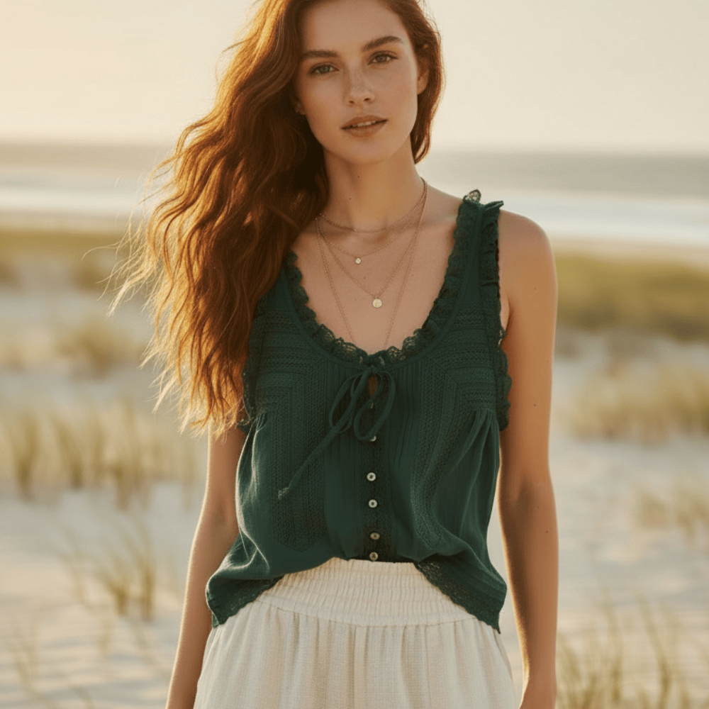 Boho Lace Tank Top