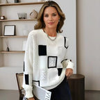 Rinalvo™ Elegant Squares Sweater