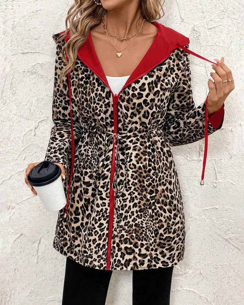Rinalvo™ | Reversible Coat with Leopard Print Rinalvo™