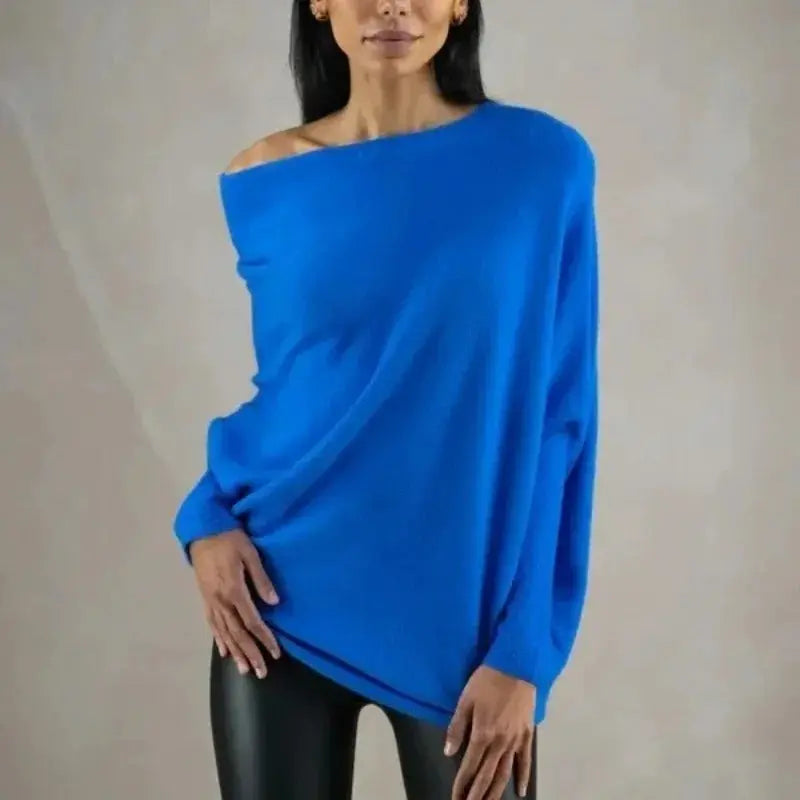 Rinalvo™ | Women's Off Shoulder Long Sleeve Sweater Rinalvo™