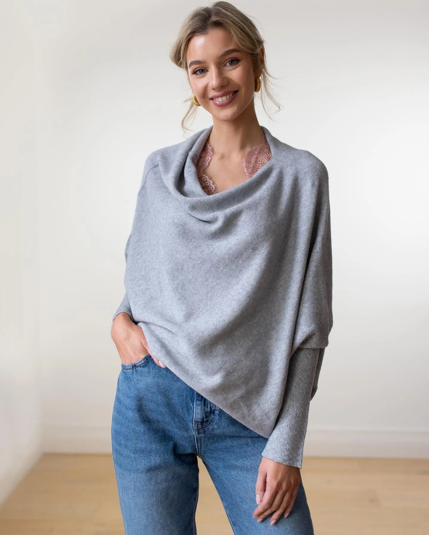 Rinalvo™ | Women's Off Shoulder Long Sleeve Sweater Rinalvo™