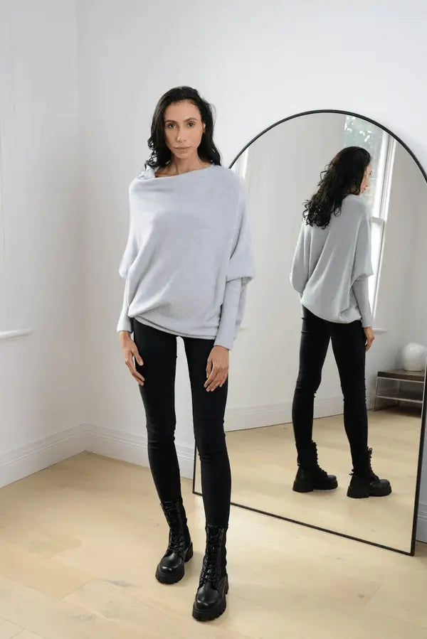 Rinalvo™ | Women's Off Shoulder Long Sleeve Sweater Rinalvo™