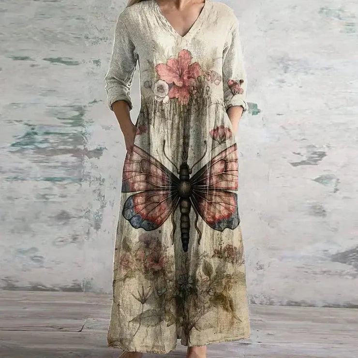 Rinalvo™ | Elegant Retro Maxi Dress Rinalvo™