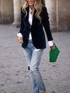 Rinalvo™ | Elegant Velvet Blazer Rinalvo™