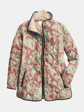 Rinalvo Vintage Floral Casual Quilted Jacket