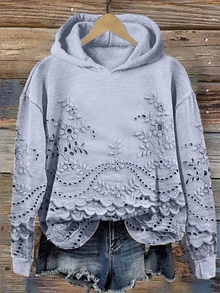 Rinalvo™ | Chic Floral Hoodie Rinalvo™