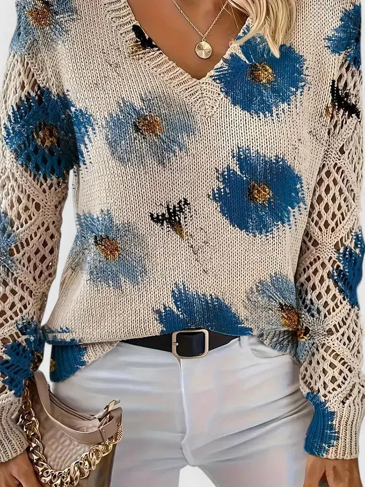 Rinalvo™ | Elegant Sweater with Floral Pattern Rinalvo™
