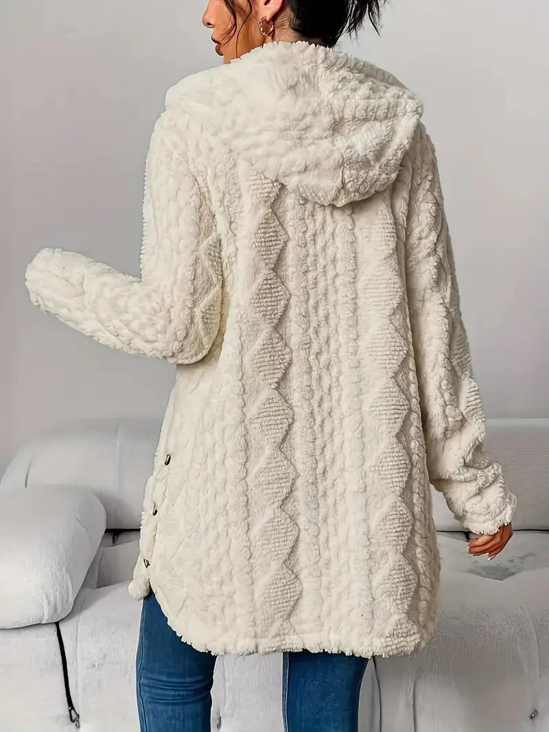 Rinalvo™ | Plush Hooded Cardigan Rinalvo™