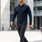Andrei | Casual Long Sleeve Collared Polo