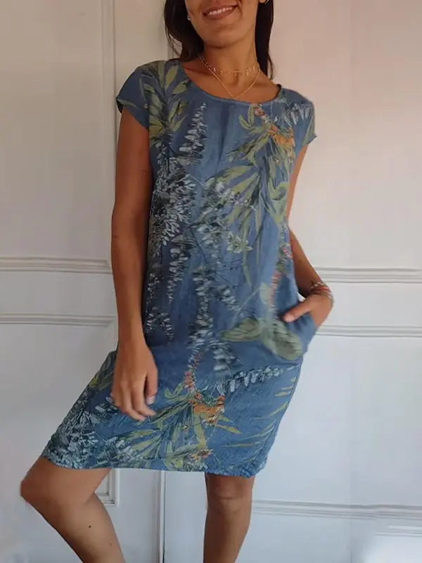 Rinalvo™ | Comfortable Dress with Round Neck Rinalvo™