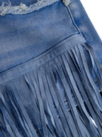 Kiera Women's High-Waisted Fringe Mini Skirt – Chic, Flirty & Festival-Ready Rinalvo™