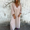 Rinalvo Flowing Maxi Dress with Pockets