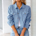 Rinalvo Women's Cropped Long Sleeve Jacket