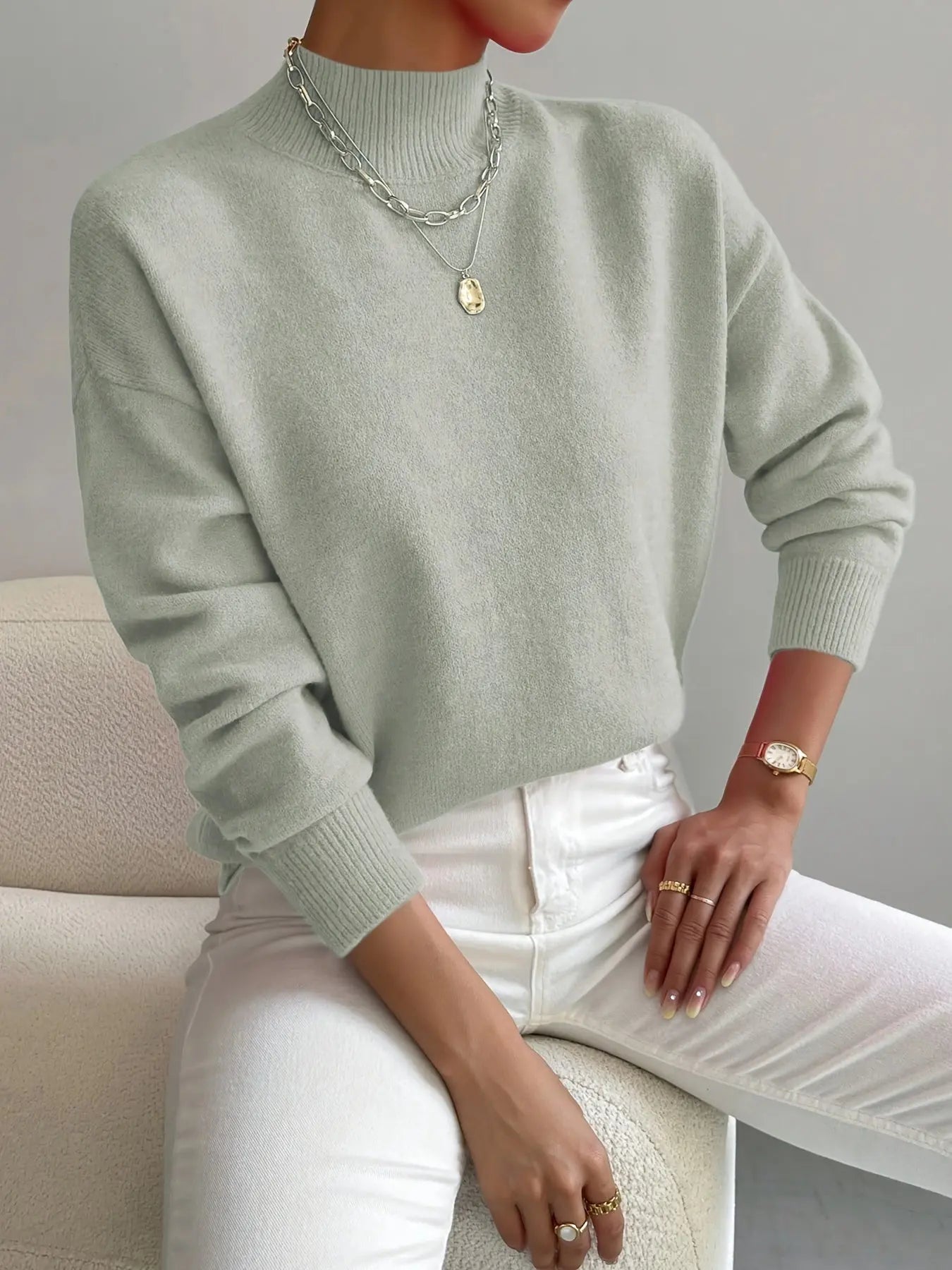 Rinalvo™ Elegant Turtleneck Sweater