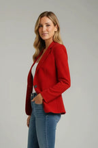 Rinalvo™ | Women's Notched Lapel Long Sleeve Blazer Rinalvo™