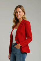 Rinalvo™ | Women's Notched Lapel Long Sleeve Blazer Rinalvo™