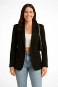 Rinalvo Women's Single Button Blazer
