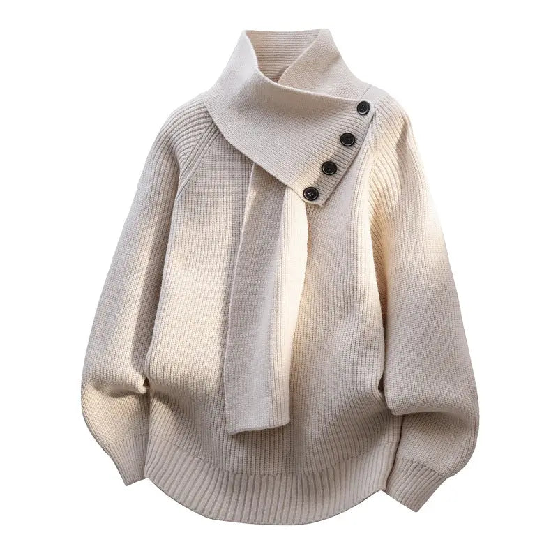 Rinalvo™ | Cozy Scarf-Neck Sweater Rinalvo™