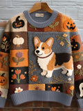 Rinalvo™ Autumn Corgi Sweater