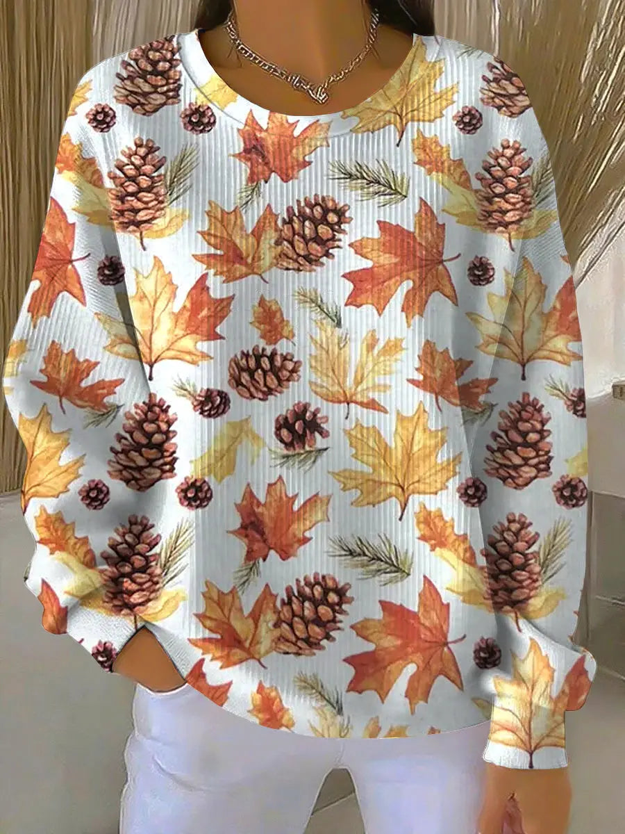 Rinalvo™ Cozy Maple Leaf Sweatshirt